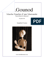 Gounod Funeral March PF Easy