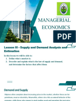Lesson 3 Supply and Demand Analysis and Estimation
