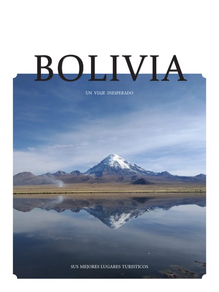 Turismo En Bolivia Pdf