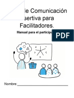 Manual Del Participante - Taller Comunicación Asertiva para Facilitadores