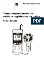 SDL300 - Manual Anemometro de Veleta