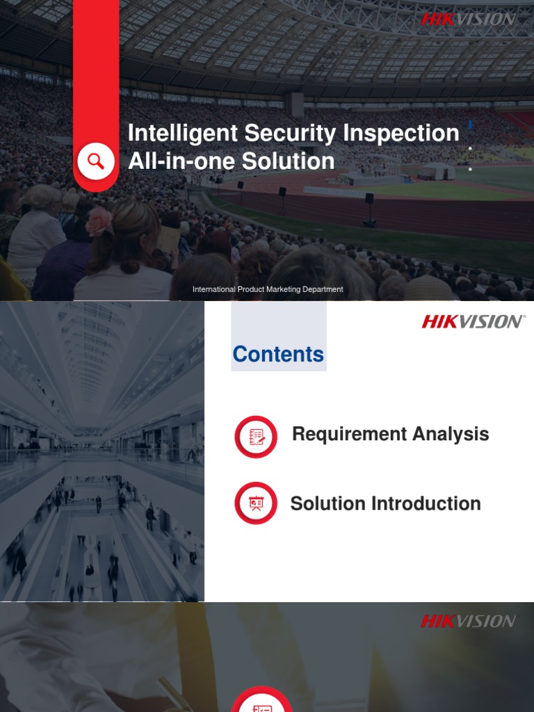 Intelligent Security Inspection Solutions | PDF
