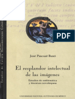 El Resplandor Intelectual de Las Imagenes Estudios de Emblematica y Literatura Novohispana