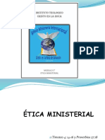 Etica Ministerial Diapositiva