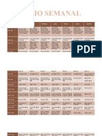 HORArio Semanal