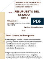 Tema 5 El Presupuesto Del Estado