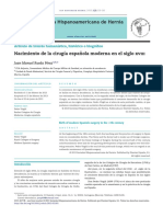 Nacimiento de La Cirug A Espa Ola Moderna en - 2013 - Revista Hispanoamericana