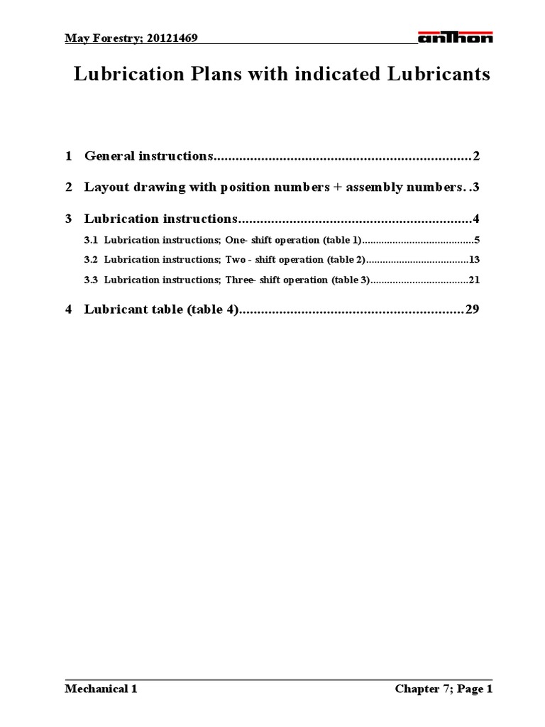 07 Lubrication Plans PDF