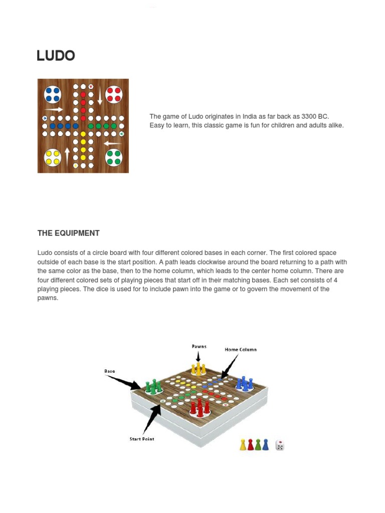 Ludo Rules PDF