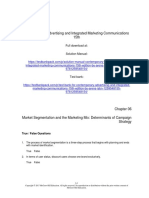 Contemporary Advertising and Integrated Marketing Communications 15th Edition Arens Test Bank Download