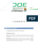 Extremadura: Sumario