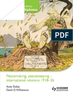 peacemaking, peacekeeping - international relations 1918-1936 - andy dailey and david g- williamson - hodder 2012