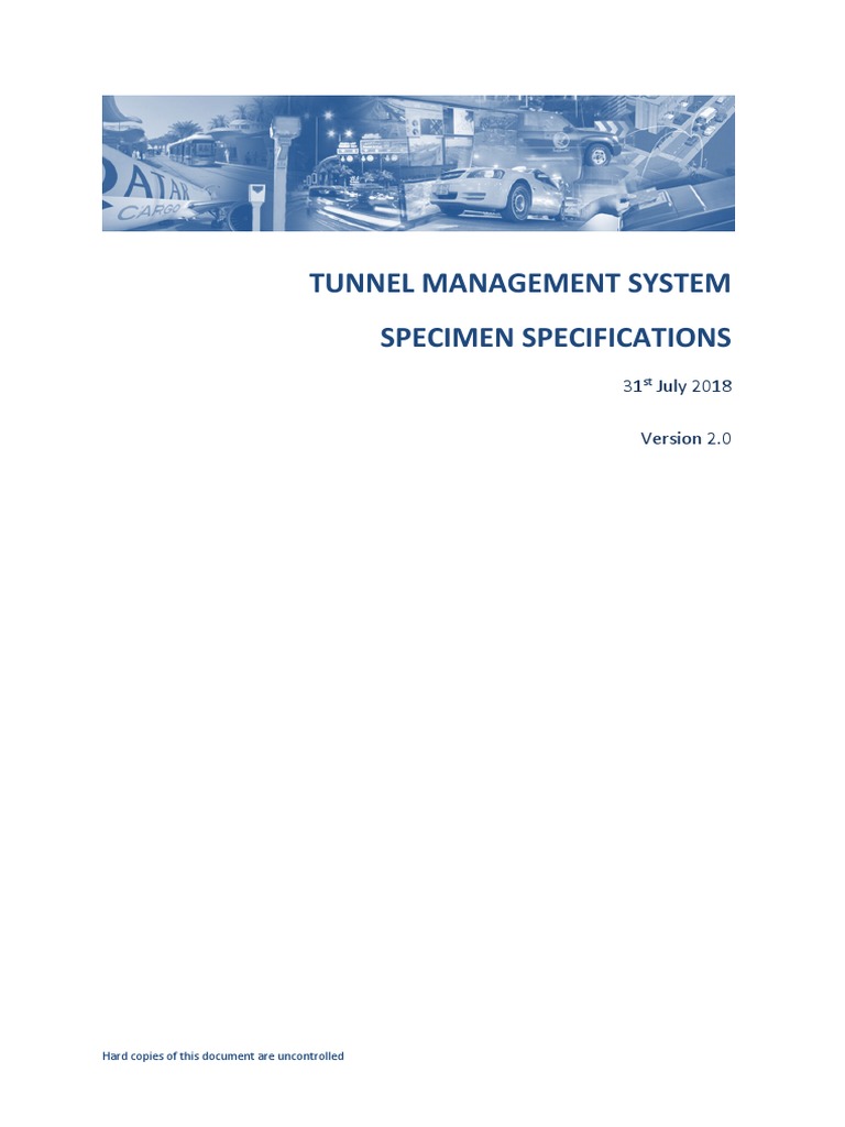 Tms Specimen Specifications Version 2.0 | PDF