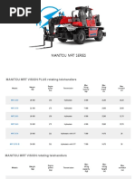JCB 540-170 Telehandler Specifications | PDF | Brake | Truck