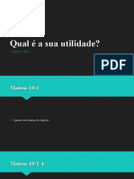 Qual É A Sua Utilidade