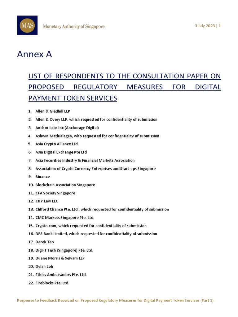 Annexes Part 1 | PDF