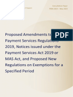 Consultation Paper On Proposed Amendments To Payment Services Regulations 2019 Notices Issued Under
