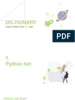 Set & Dictionary: Learn Python With Club