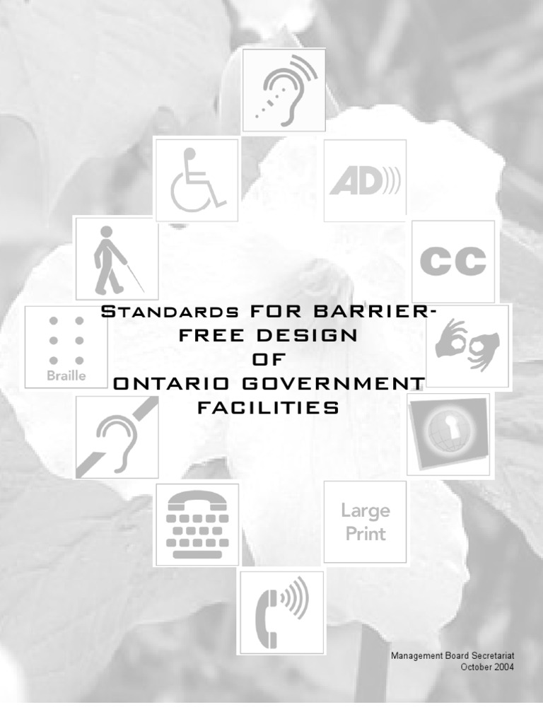 Barrier Free Design Guidelines PDF
