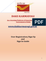 Dak Karmayogi SignUp Guide