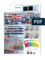 Eyeshadow and Palette Catalog