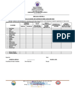 BE Form 1 PHYSICAL FACILITIES AND MAINTENANCE NEEDS ASSESSMENT FORM