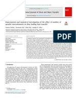 2020, Gaurav Hedau, Experimental and Numerical Investigation of The Effect of Number of Parallel Microchannels On Flow Boiling Heat Transfer