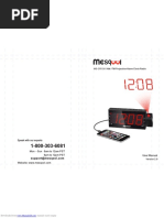 Acctim 14287 Central Sveglia Analogica Con Tecnologia Smartlite - Argento, Lancette Silenziose, Snooze - 4