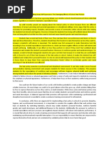 Argumentative Essay, Hair Policy