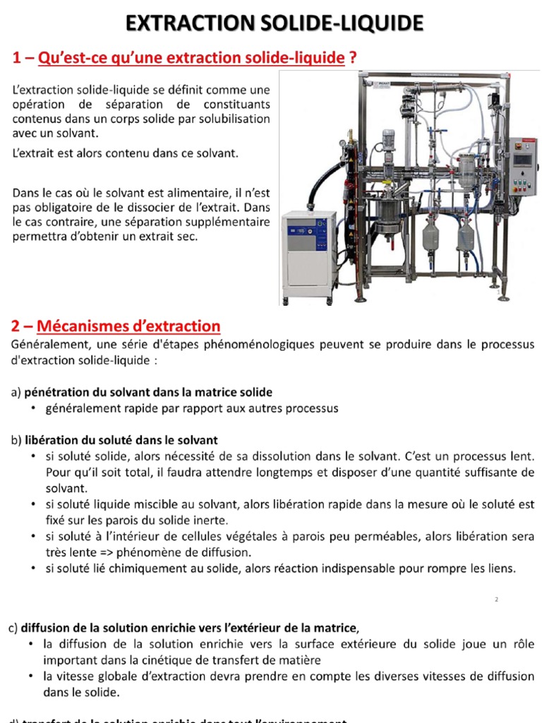 Extraction En Phase Solide Lachimie – BEYS