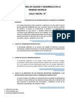 Semana 15 - Interacciones de Calidad y Desarrollo en La Primera Infancia