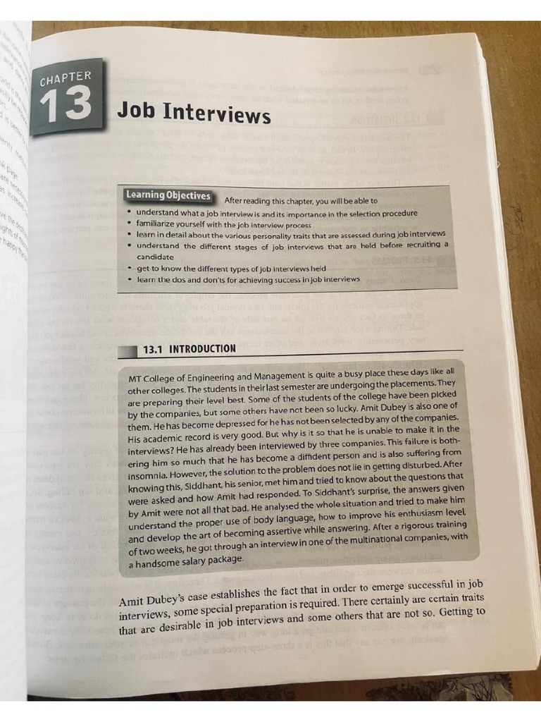 job interview | PDF