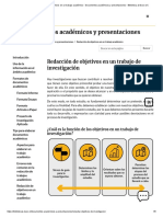 Redacción de objetivos en un trabajo académico - Documentos académicos y presentaciones - Biblioteca at Duoc UC