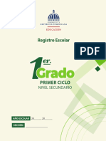 Registro 1er Grado Sec. General