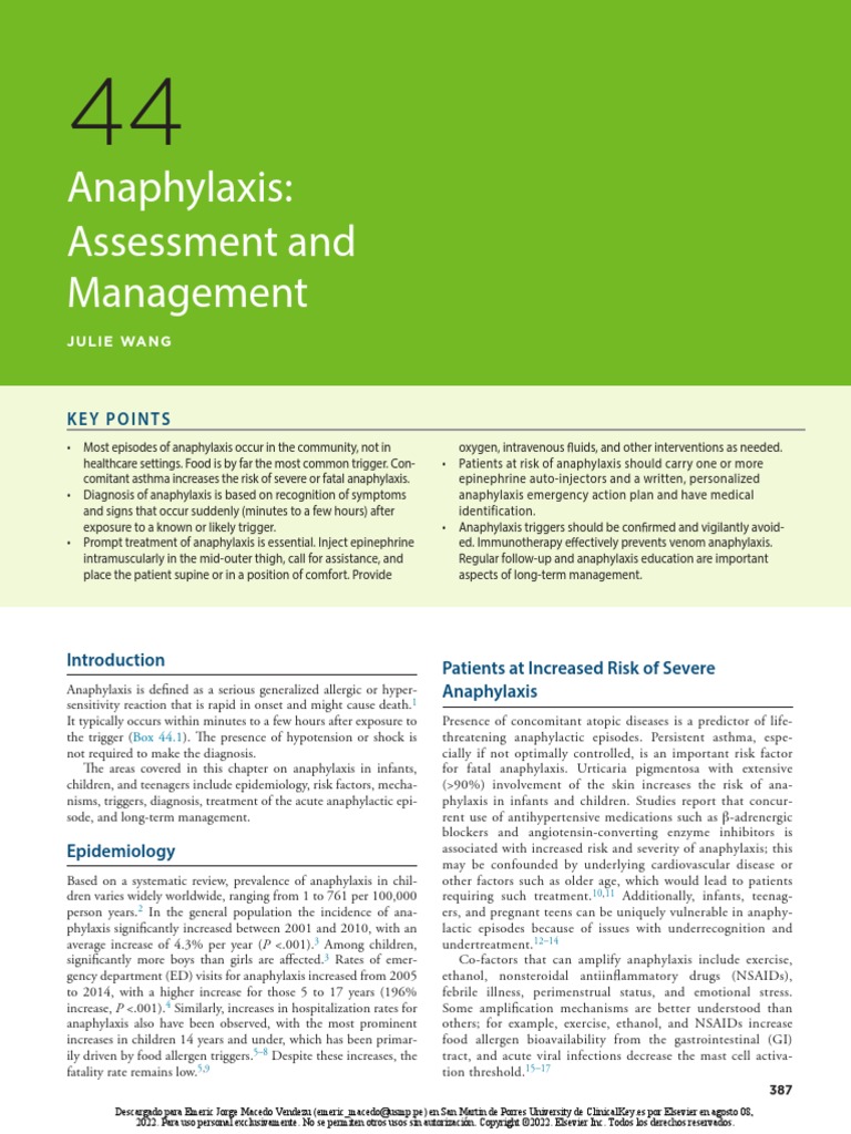 This Is Anaphylaxis A Complete Guide - 5p4esrs