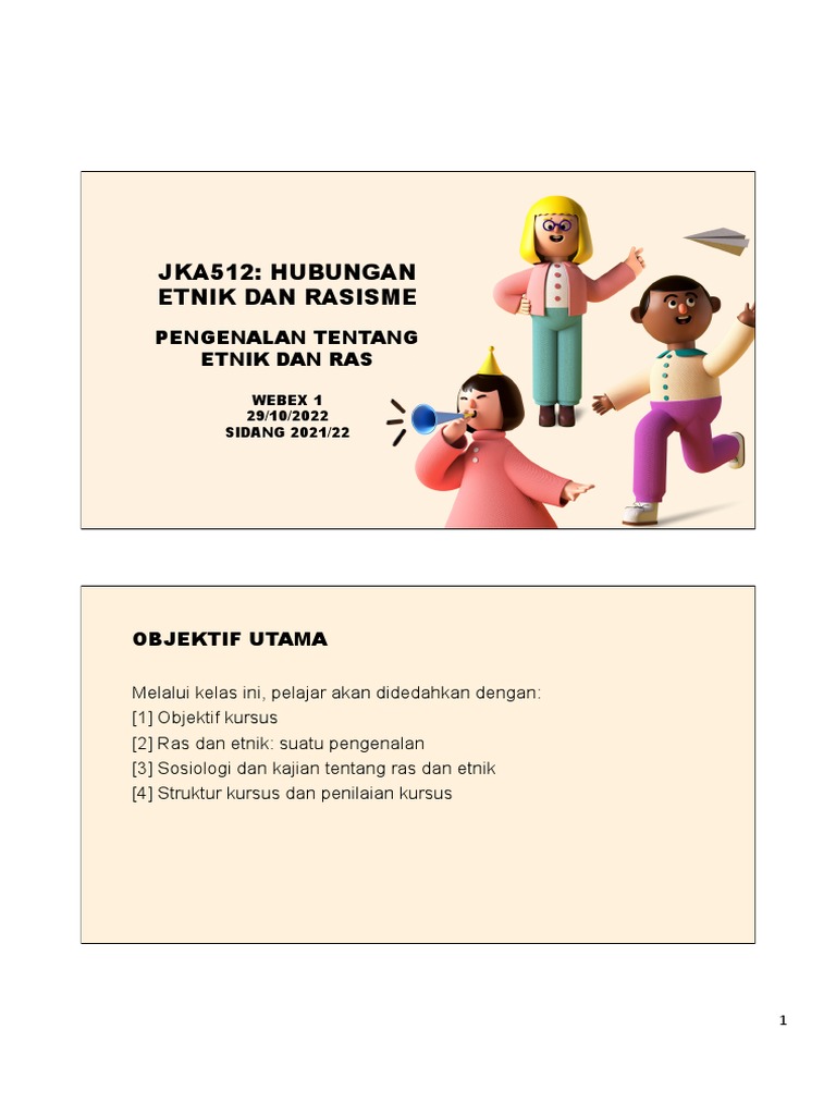 Hubungan Etnik dan Ras dalam Sosiologi | PDF