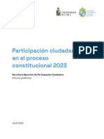 Informe Participacion Ciudadana Secretaria de Participacion
