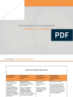 Metodología - Fuentes e Instrumentos (Resumen Parciar 2)