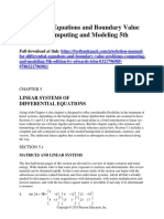 Differential Equations and Boundary Value Problems Computing and Modeling 5th Edition Edwards Solutions Manual Download