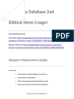 Hands-On Database 2nd Edition Steve Conger Solutions Manual 1