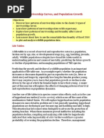 Life Tables Survivorship Curves and Popuation Growth