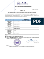 20-Summer - II - 2022-23 (MCA) - FAT-Schedule