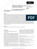 The Price of Medicines in Jordan: The Cost of Trade-Based Intellectual Property