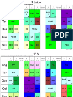 Horario Por Turma (Agosto) NOVO