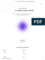 The Official EF SET Certificate™ - NIEVES JAZMIN SUAREZ TRIANA