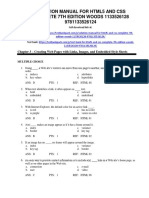 HTML5 and CSS Complete 7th Edition Woods Test Bank 1