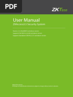 Zkaccess3.5 Security System User Manual v3.1.1 0