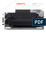 Buy Amanda Fabric 3 Seater Sofa in Charcoal Grey Colour at 24% OFF by Casacraft From Pepperfry - Pepperfry