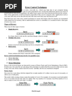 6th Lecture Error Control