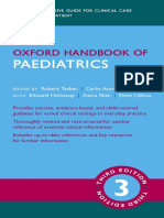 (Oxford Medical Handbooks) Robert C. Tasker (Editor), Carlo L. Acerini (Editor), Edward Holloway (Editor), Asma Shah (Editor), Pete Lillitos (Editor) - Oxford Handbook of Paediatrics-Oxford University